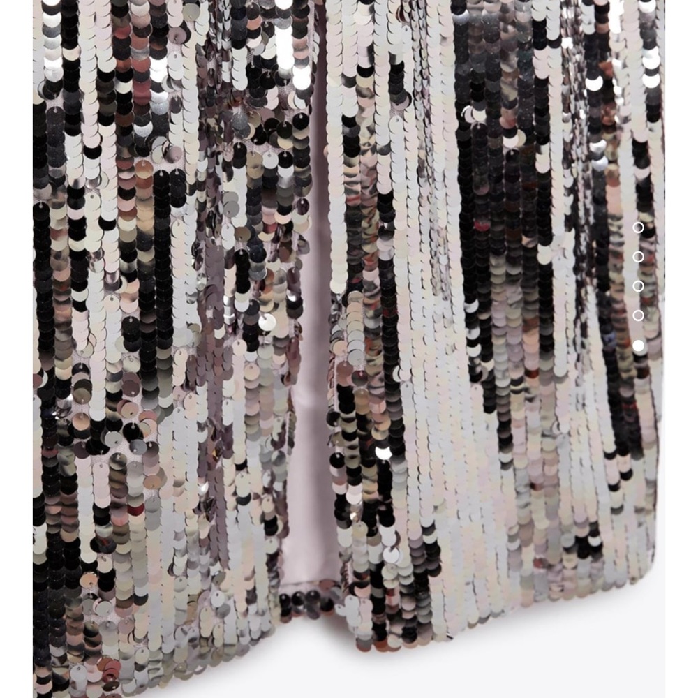 ZARA STRAPPY SEQUIN DRESS - Picture 9 of 16